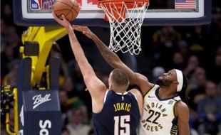 Nuggets Bekukan Pacers, Nikola Jokic Hampir Triple-Double  