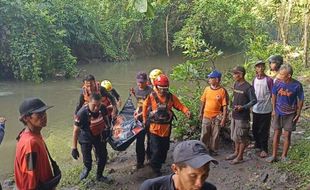 Jenazah Remaja yang Hanyut di Sungai Konteng Bantul Berhasil Dievakuasi