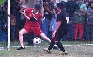 Jokowi Dijadwalkan bakal Main Bola di Sukoharjo Besok