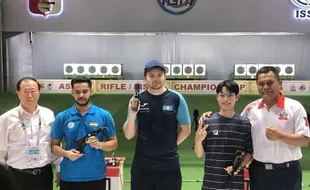 Atlet Menembak Kazakhstan Chiryukin Juarai Rapid Fire Pistol Men di Jakarta