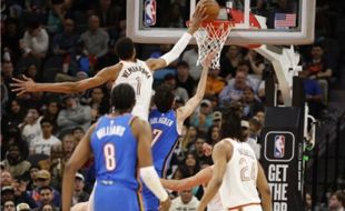 Bintang OKC Alexander jadi Top Skorer Saat Kalahkan Spurs