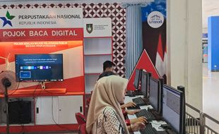 Terminal Tirtonadi Punya Pojok Baca Digital, Bisa Akses Buku Sambil Nunggu Bus