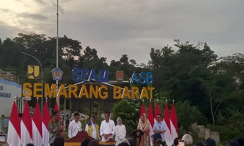 Jokowi Resmikan SPAM Semarang Barat, Penuhi Kebutuhan 350.000 Jiwa