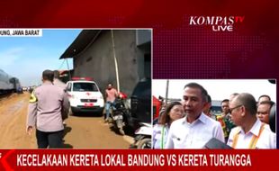 Begini Kondisi Penumpang saat Kecelakaan KA Turangga vs Komuter Bandung Raya