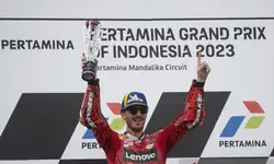 Jagoan Ducati Francesco Bagnaia Tercepat di Balapan Sprint GP Mandalika