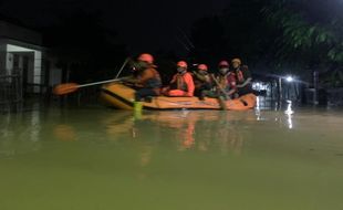 66 Rumah di Sragen Terendam Banjir Luapan Sungai Mungkung dan Garuda