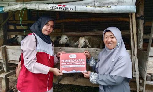 BPI Luncurkan Program Pemberdayaan dengan Pemberian Kambing di Sragen