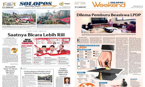 Solopos Hari Ini : Saatnya Bicara Lebih Riil