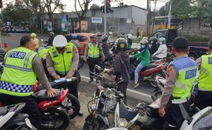 Berburu Knalpot Brong di JLS, 21 Motor Disikat Polres Salatiga