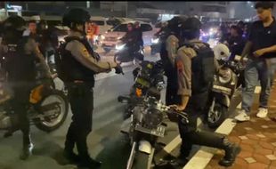 Usai Perayaan Tahun Baru 2024, Polisi Solo Jaring 107 Unit Motor Knalpot Brong