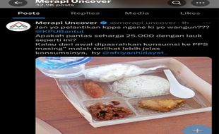 Viral! Makanan Acara Pelantikan KPPS Tak Layak, Begini Penjelasan KPU Bantul