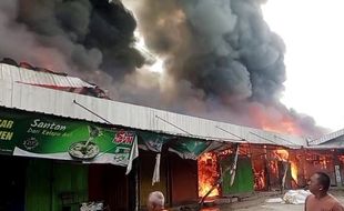 Pasar Ngawen Blora Terbakar, Belum Diketahui Penyebabnya