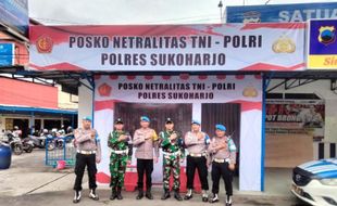 Polres dan Kodim Sukoharjo Buka Posko Netralitas TNI Polri, Ini Lokasinya