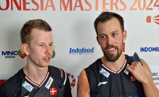 Ganda Putra Denmark Tunggu Wakil Indonesia di Final Indonesia Masters