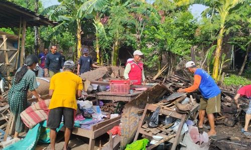 Rumah di Bayat Klaten Mendadak Ambruk saat Tak Ada Hujan dan Angin Kencang