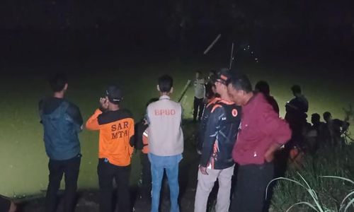 Seorang Santri Tenggelam di Sungai Ngujur Madiun, Pencarian Dilanjut Sabtu