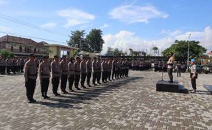 Polres Sukoharjo Siagakan 562 Personel untuk Pengamanan Pemilu 2024