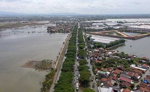 Tanggul Sungai Wulan Jebol, Jalur Pantura Demak-Kudus Putus