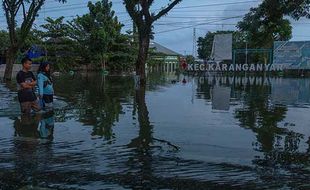 Banjir di Jalur Pantura Demak-Kudus Mulai Surut