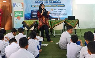 Seru! RS Mata Solo Goes to School Hadir di SMP Insan Cendekia di Sukoharjo