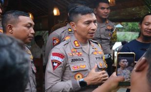 TPS di Tempat Kelahiran Ganjar di Tawangmangu Karanganyar Dijaga Ketat Polisi