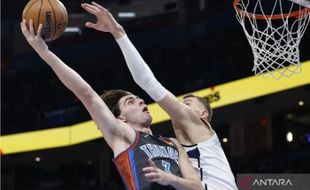 Kalahkan Heat, Thunder Duduki Puncak Klasemen Sementara NBA Wilayah Barat