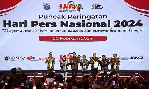 Presiden Jokowi Hadiri Puncak Peringatan Hari Pers Nasional 2024