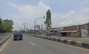 Jalanan di Sukoharjo Lengang Saat Pemilihan Umum Berlangsung