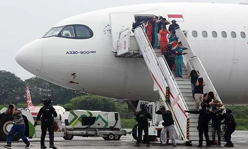 Latihan Gabungan Penyelamatan Pembajakan Pesawat di Bandara Soetta