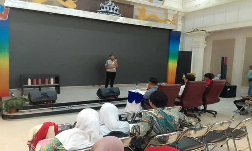 Uji Mental, Puluhan Siswa SMP Ikuti Lomba Story Telling di Monpers Nasional