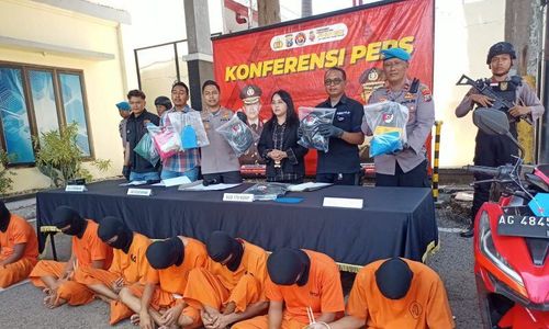 Bikin Rusuh dan Mencuri, 5 Pesilat di Tulungagung Ditangkap Polisi