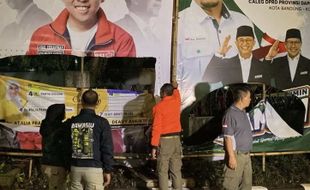 Masa Tenang Dimulai, Bawaslu RI Pimpin Penertiban APK di Bandung