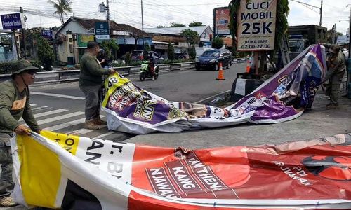 Masa Tenang Pemilu 2024, Bawaslu Sragen Copoti Seluruh APK