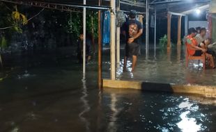 Sungai Meluap, 5 Rumah di Banaran Delanggu Klaten Kebanjiran