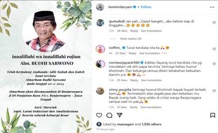 Budhi Sarwono Meninggal Dunia, Ini Unggahan Anak Mantan Bupati Banjarnegara