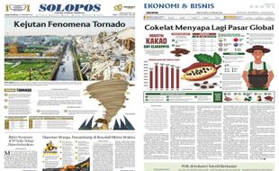 Solopos Hari Ini : Kejutan Fenomena Tornado