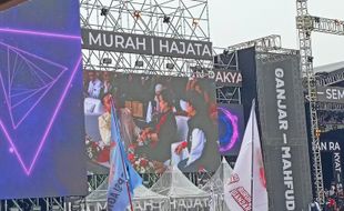 Megawati Duet Bareng Nassar Nyanyikan Cinta Hampa di Kampanye Ganjar-Mahfud