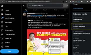 Bersaing dengan Puan di Dapil Jateng V, Henry Indraguna Trending di Twitter