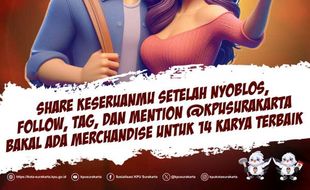 Share Foto Keseruan Nyoblos di Medsos, KPU Solo Siapkan 14 Merchandise Menarik