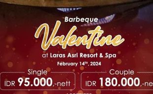 Laras Asri Resort & Spa Tawarkan Paket Dinner Rayakan Imlek dan Valentine