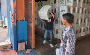 Logistik Pemilu Didistribusikan ke 26 Kecamatan di Klaten, Pengamanan Berlapis