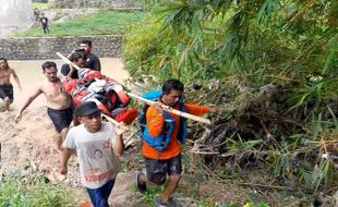 3 Jam Pencarian, Jasad Warga Gondang Sragen yang Hanyut di Sungai Ditemukan