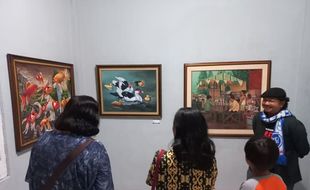 Mengenang Sosok Pelukis Bersahaja, Puluhan Seniman Gelar Pameran di Klaten