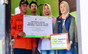 Pegadaian Salurkan Bantuan untuk Korban Angin Kencang Rancaekek-Jatinangor