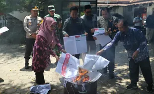 KPU Kota Madiun Ratusan Surat Suara Sisa & Rusak, Ini Rinciannya