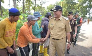 TMMD di Wonosegoro Boyolali Sasar Betonisasi Jalan Usaha Tani