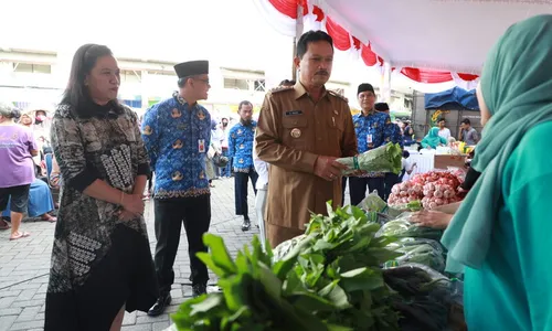 Gelar Pasar Murah, Wali Kota Madiun Jamin Harga Kebutuhan Pokok Stabil