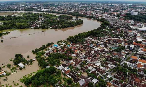 36 Desa di Bojonegoro Terendam Banjir Luapan Sungai Bengawan Solo