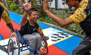 Semangat Siswa Difabel Bersaing dalam Festival Olahraga Disabilitas di Cimahi