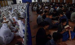 Tradisi Hafalan dan Khatam Quran Santri Ponpes di Ciamis saat Ramadan